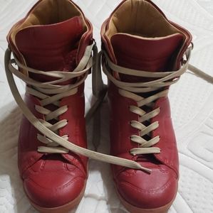 Maison Martin Margiela x H&M Red Leather Sneakers